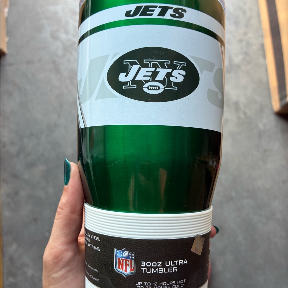 NFL NY Jets Stainless Steel Tumbler 30oz